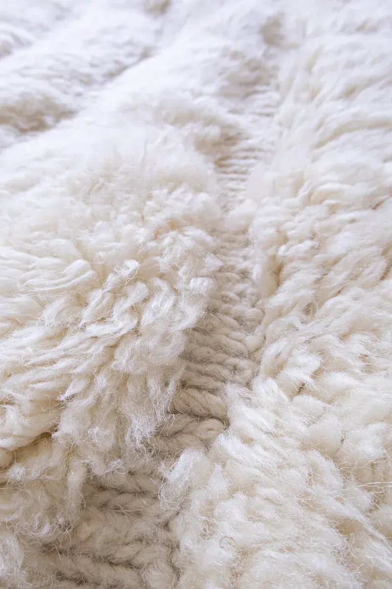 Grand Tapis Berbère Beige – Taj Mahal Mrirt Luxe | Taknaj