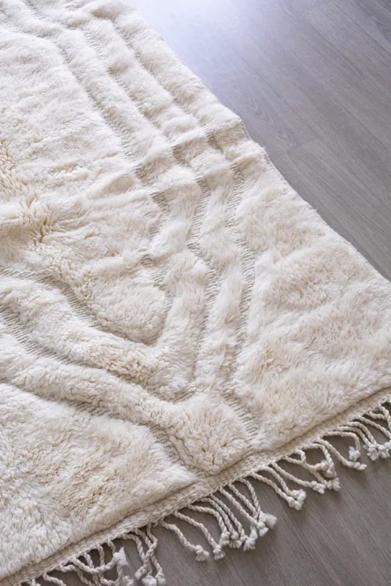 Grand Tapis Berbère Beige – Taj Mahal Mrirt Luxe | Taknaj