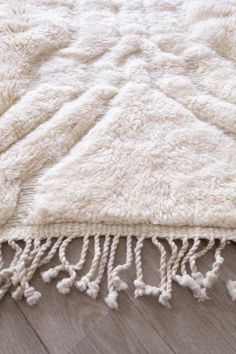 Grand Tapis Berbère Beige – Taj Mahal Mrirt Luxe | Taknaj