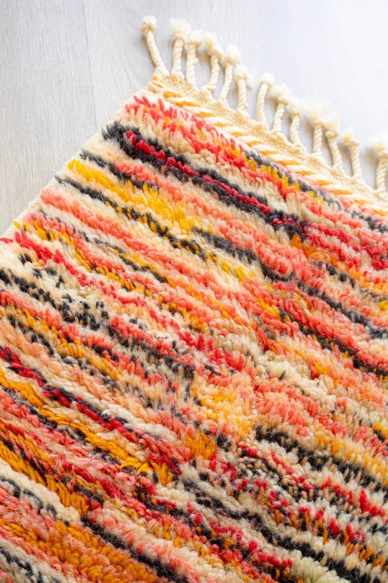 Berberteppich farbig Tiger