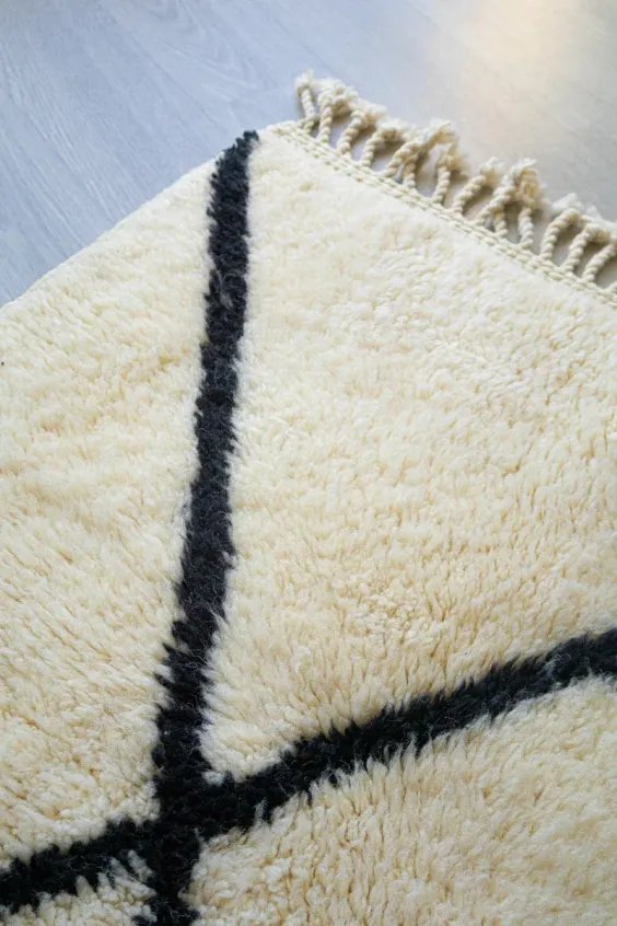 Tapis Vert Berbère – Blue Green Bleu Canard Fait Main | Taknaj