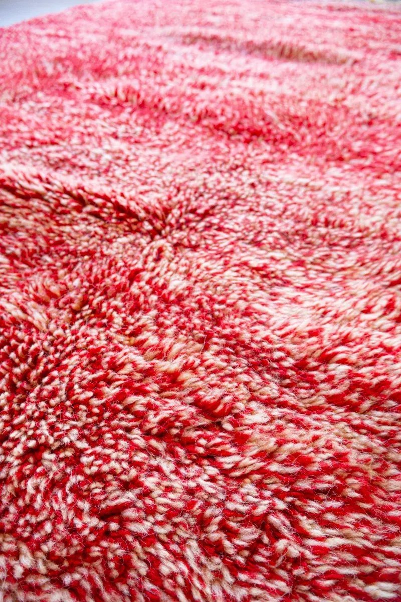 Tapis Mrirt Rouge Vif Couleur Intense & Passion – Volcano | Taknaj