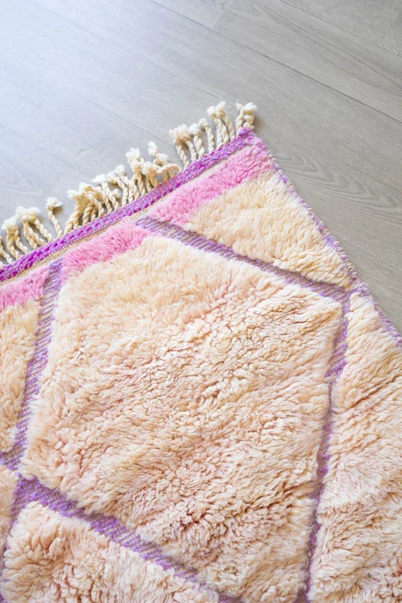 Tapis berbère coloré Barbie