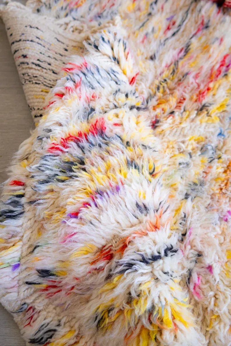 Tapis Mrirt Orange & Rose Nuances Chaudes – Sunset | Taknaj