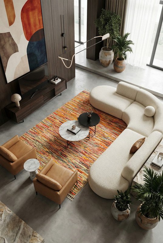 Le tapis berbère moderne : authenticité et style contemporain